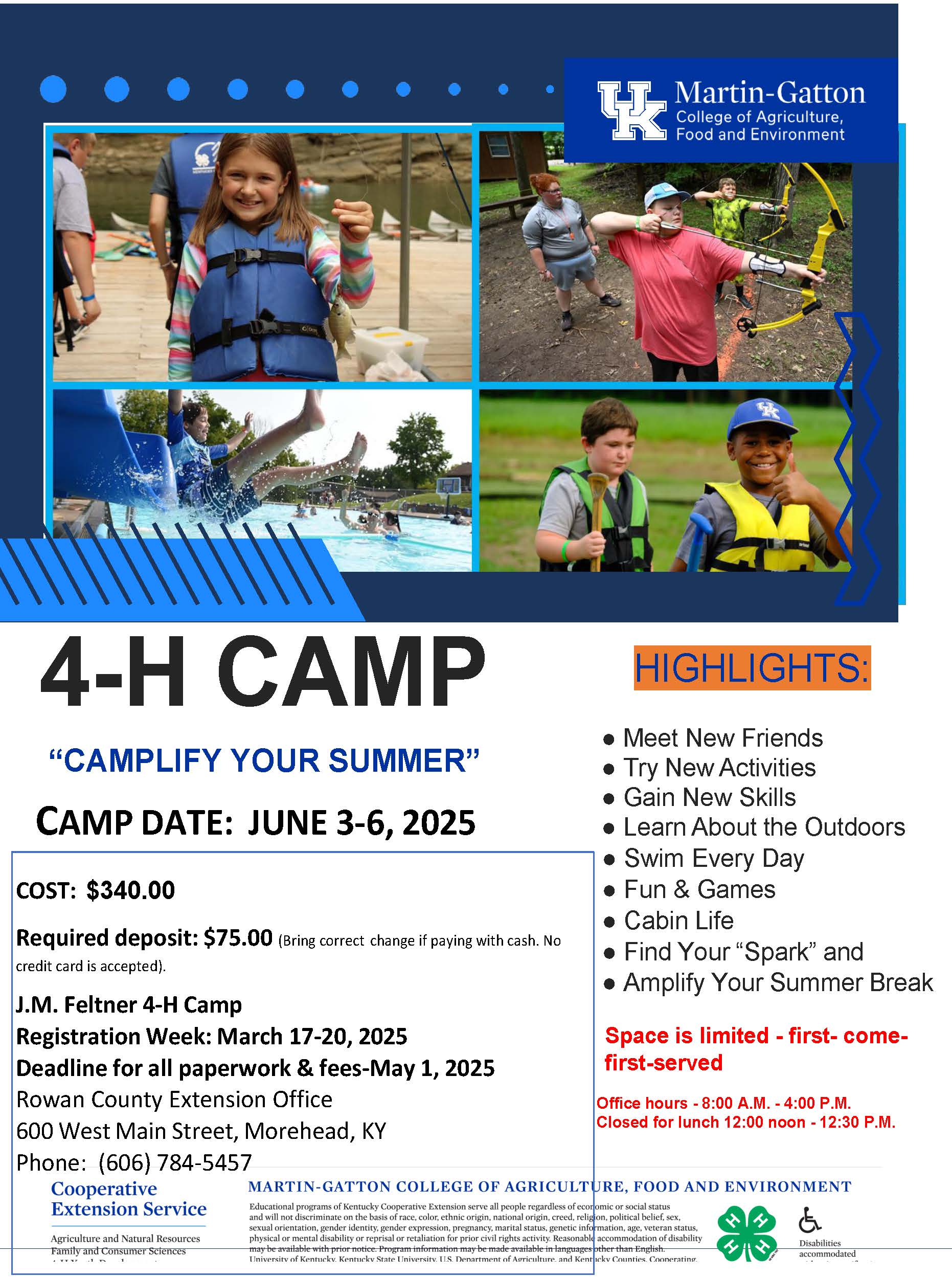 4-H Camp promotion